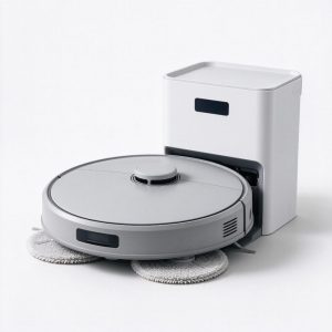 Robot Vacuum and Mop Combo with Self-Washing Base