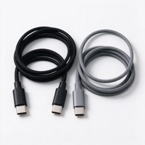 100W Braided USB-C to USB-C Cable 2-Pack