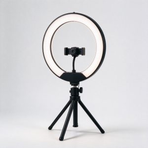 10-Inch LED Selfie Ring Light with Tripod
